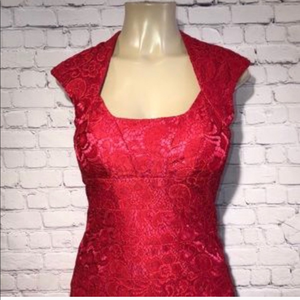 Red dress brought from here. Brand Nordstrom.